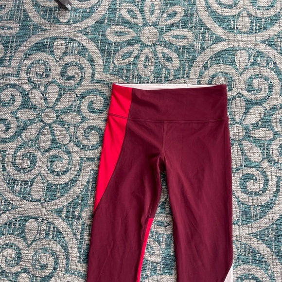 Athleta Elation Asymmetrical 7/8 Tight Garnet Red - Picture 8 of 8